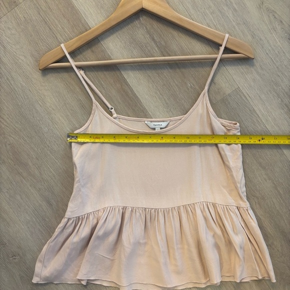 Aritzia Talula rayon tank top with adjustable straps - Picture 7 of 8